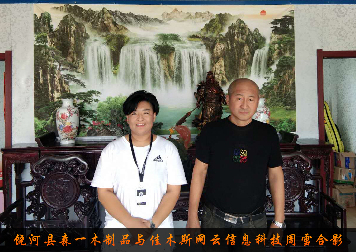 饒河縣森一木制品與佳木斯網云信息科技有限公司達成企業官網合作！